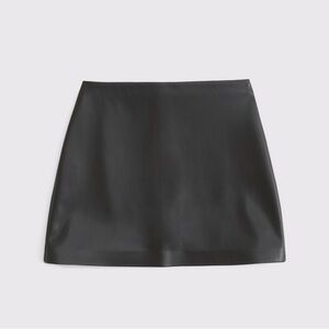 Abercrombie & Fitch Scarlett Vegan Leather Mini Skirt